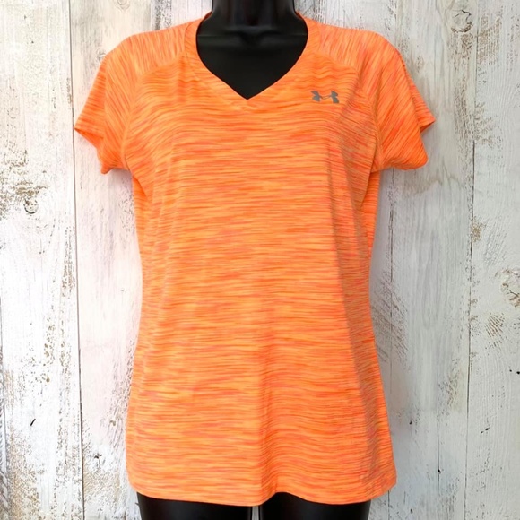 under armour orange top